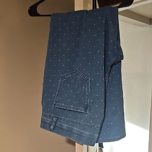 Blue Polka Dot Pants